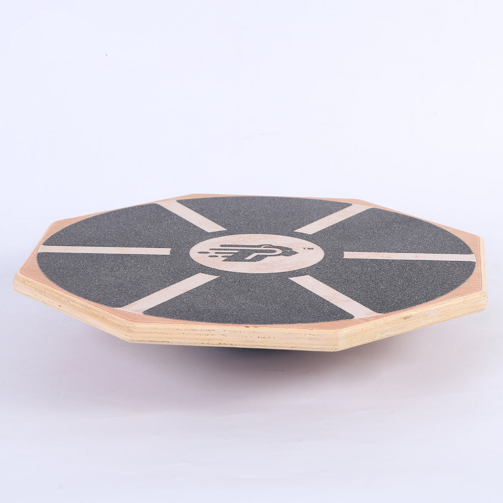 Wooden Balance Board — Core Strength & Stability Trainer for Athletes