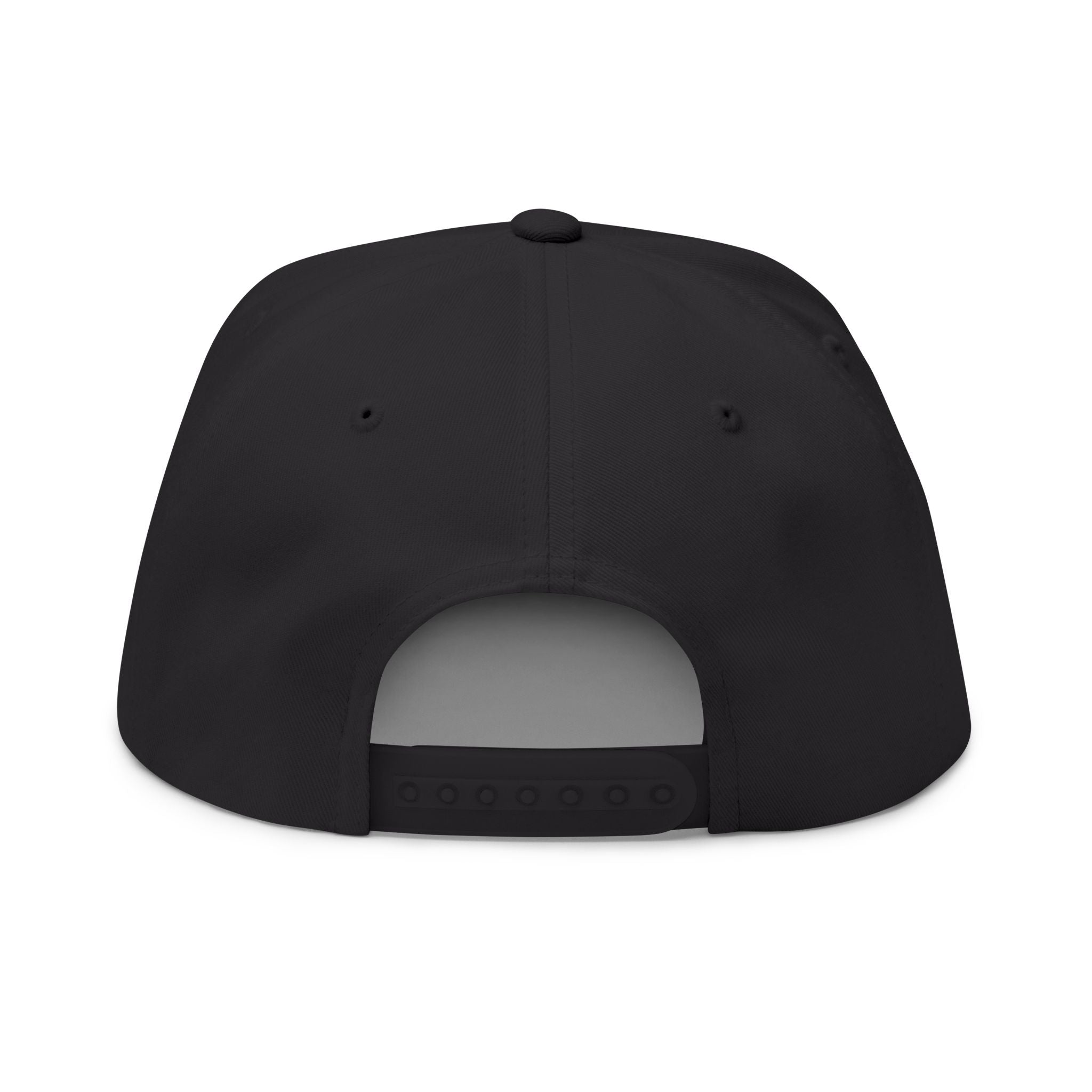 HANDSE Embroidered Flat Bill Cap — Retro Box Logo Snapback Hat