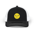 Embroidered HANDSE "ATTITUDE" Emoji Trucker Hat — Snapback Mesh Cap